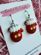 Load image into Gallery viewer, Chunky Mittens Charm Earrings
