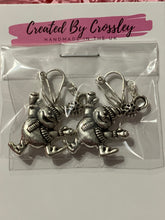 Load image into Gallery viewer, Snowman Clip On Earrings
