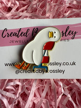Load image into Gallery viewer, Seagull Pin Badge
