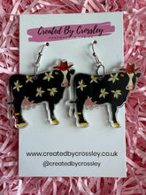 Load image into Gallery viewer, Fun Cow Charm Earrings

