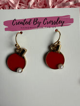 Load image into Gallery viewer, Table Tennis Charm Earrings
