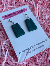 Load image into Gallery viewer, Green Clay Earrings
