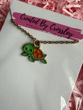 Load image into Gallery viewer, Turtle Charm Necklace
