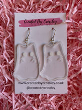 Load image into Gallery viewer, Ghost Cats Charm Earrings
