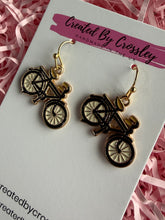 Load image into Gallery viewer, Bicycle Charm Earrings
