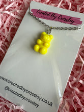 Load image into Gallery viewer, Yellow Gummy Bear Charm Necklace

