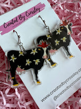 Load image into Gallery viewer, Fun Cow Charm Earrings
