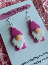 Load image into Gallery viewer, Pink Gonk Clay Earrings
