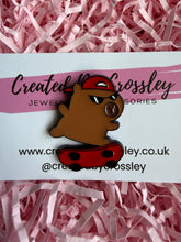 Load image into Gallery viewer, Skateboarding Capybara Pin Badge
