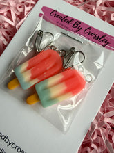 Load image into Gallery viewer, Colour Fade Lolly Clip On Earrings

