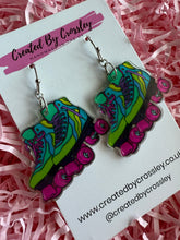 Load image into Gallery viewer, Rollerskate Charm Earrings
