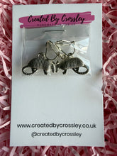 Load image into Gallery viewer, Armadillo Clip On Earrings
