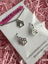 Load image into Gallery viewer, Paw Print Jewellery Set
