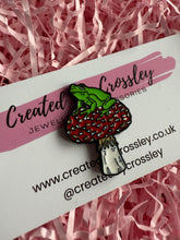 Load image into Gallery viewer, Mushroom Frog Pin Badge
