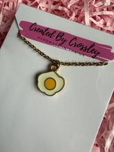 Load image into Gallery viewer, Mini Fried Egg Charm Necklace
