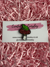 Load image into Gallery viewer, Mushroom Frog Pin Badge
