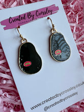 Load image into Gallery viewer, Avocado Charm Earrings
