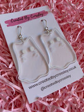 Load image into Gallery viewer, Ghost Cats Charm Earrings
