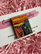 Load image into Gallery viewer, Cat Painting Pin Badge
