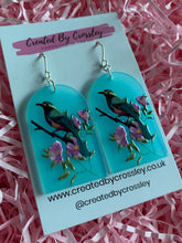 Load image into Gallery viewer, Large Bird Charm Earrings
