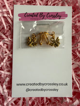 Load image into Gallery viewer, Mini Bee Clip On Earrings
