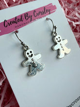 Load image into Gallery viewer, Gingerbread Man Charm Earrings
