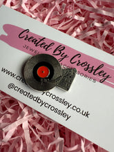 Load image into Gallery viewer, Record Player Pin Badge
