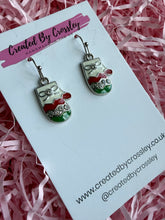 Load image into Gallery viewer, Christmas Mittens Charm Earrings
