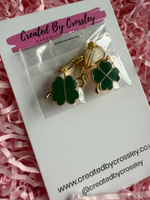 Load image into Gallery viewer, Four Leaf Clover Clip On Earrings
