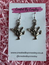 Load image into Gallery viewer, Dancing Snowman Charm Earrings
