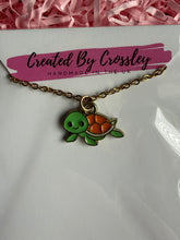Load image into Gallery viewer, Turtle Charm Necklace

