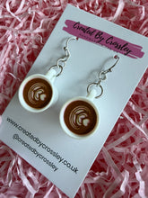 Load image into Gallery viewer, Coffee Cup Charm Earrings

