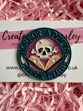 Load image into Gallery viewer, “Horror Addicts Book Club” Pin Badge
