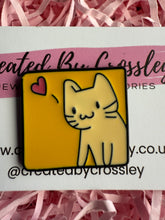 Load image into Gallery viewer, Yellow Cat Pin Badge
