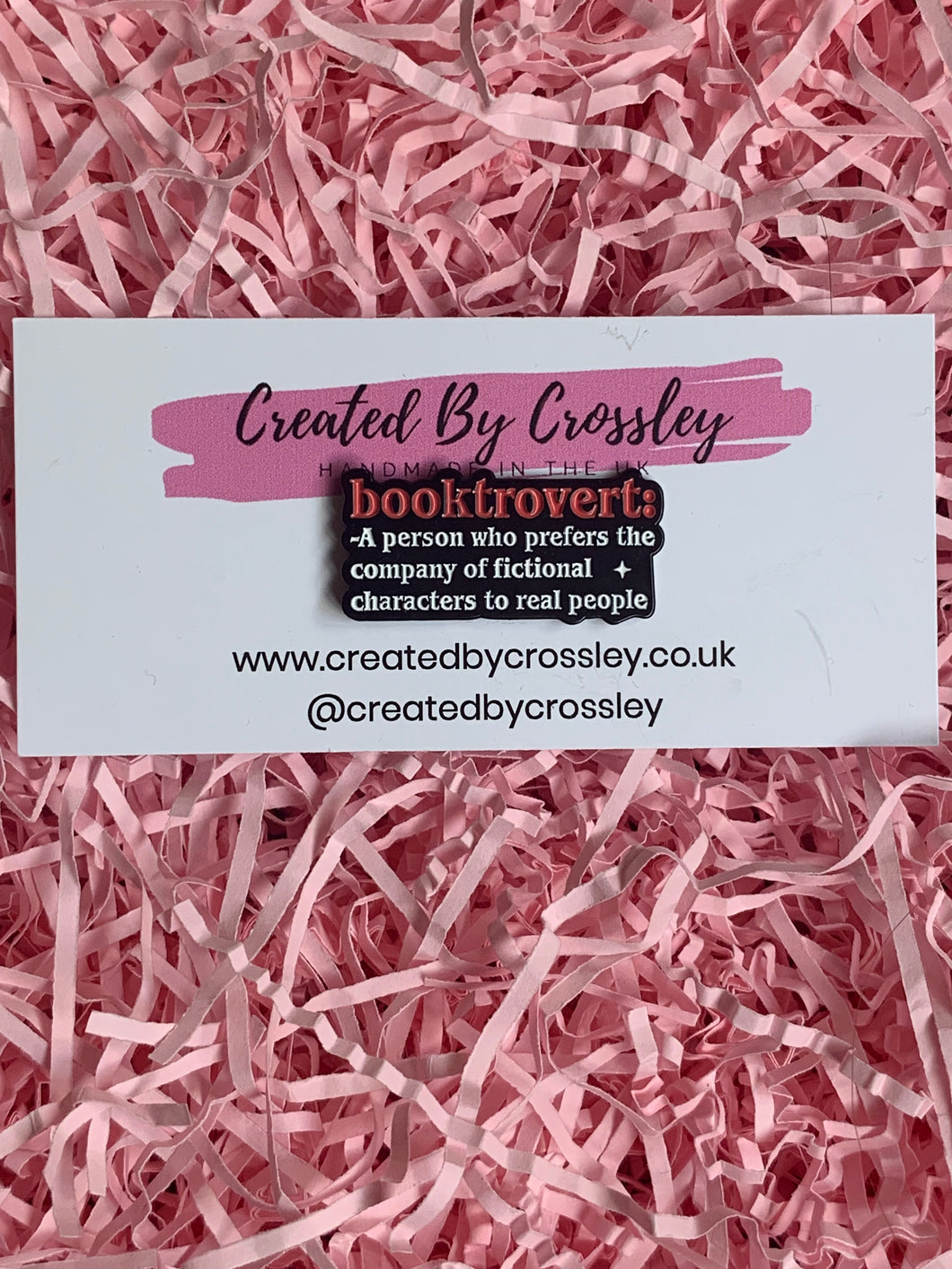 Booktrovert Reading Pin Badge