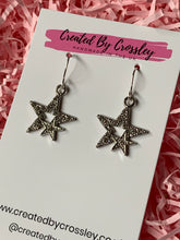 Load image into Gallery viewer, Sparkly Star Charm Earrings
