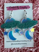 Load image into Gallery viewer, Alien Spaceship Charm Earrings
