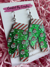 Load image into Gallery viewer, Santa Christmas Trousers Charm Earrings
