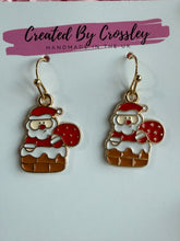 Load image into Gallery viewer, Santa Claus Charm Earrings
