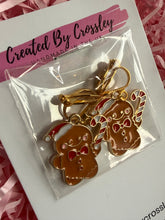Load image into Gallery viewer, Gingerbread Man Clip On Earrings
