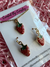 Load image into Gallery viewer, Strawberry Jewellery Set
