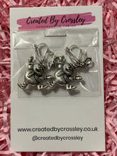 Load image into Gallery viewer, Snowman Clip On Earrings
