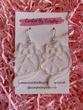 Load image into Gallery viewer, Ghost Cats Charm Earrings
