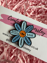 Load image into Gallery viewer, Positive Flower Pin Badge
