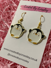 Load image into Gallery viewer, Happy Penguin Charm Earrings
