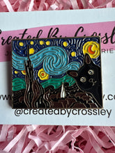 Load image into Gallery viewer, Cat Painting Pin Badge
