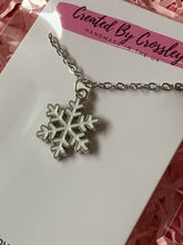 Load image into Gallery viewer, Snowflake Charm Necklace
