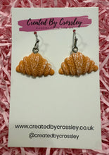 Load image into Gallery viewer, Croissant Charm Earrings
