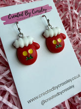 Load image into Gallery viewer, Chunky Mittens Charm Earrings
