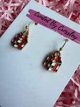 Load image into Gallery viewer, Christmas Present Charm Earrings
